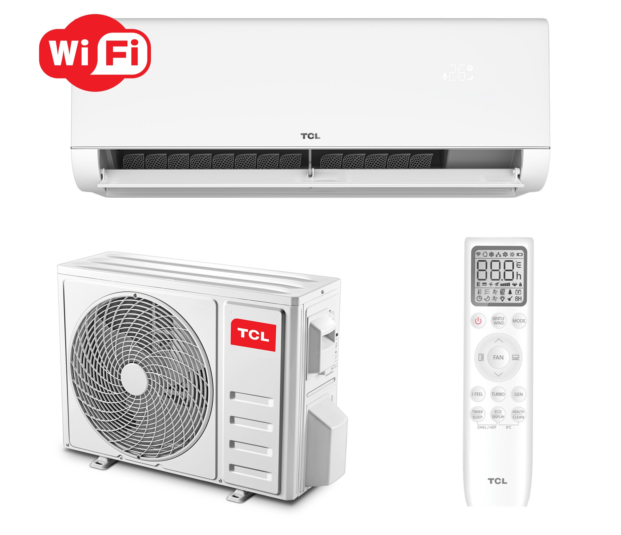 Кондиціонер настінний TAC-12CHSD/UG11V3AHB Heat Pump Inverter R32 WI-FI, інверторний кондиціонер білого кольору, серія BreezeIN 2.0 Series UG11 з wi-fi