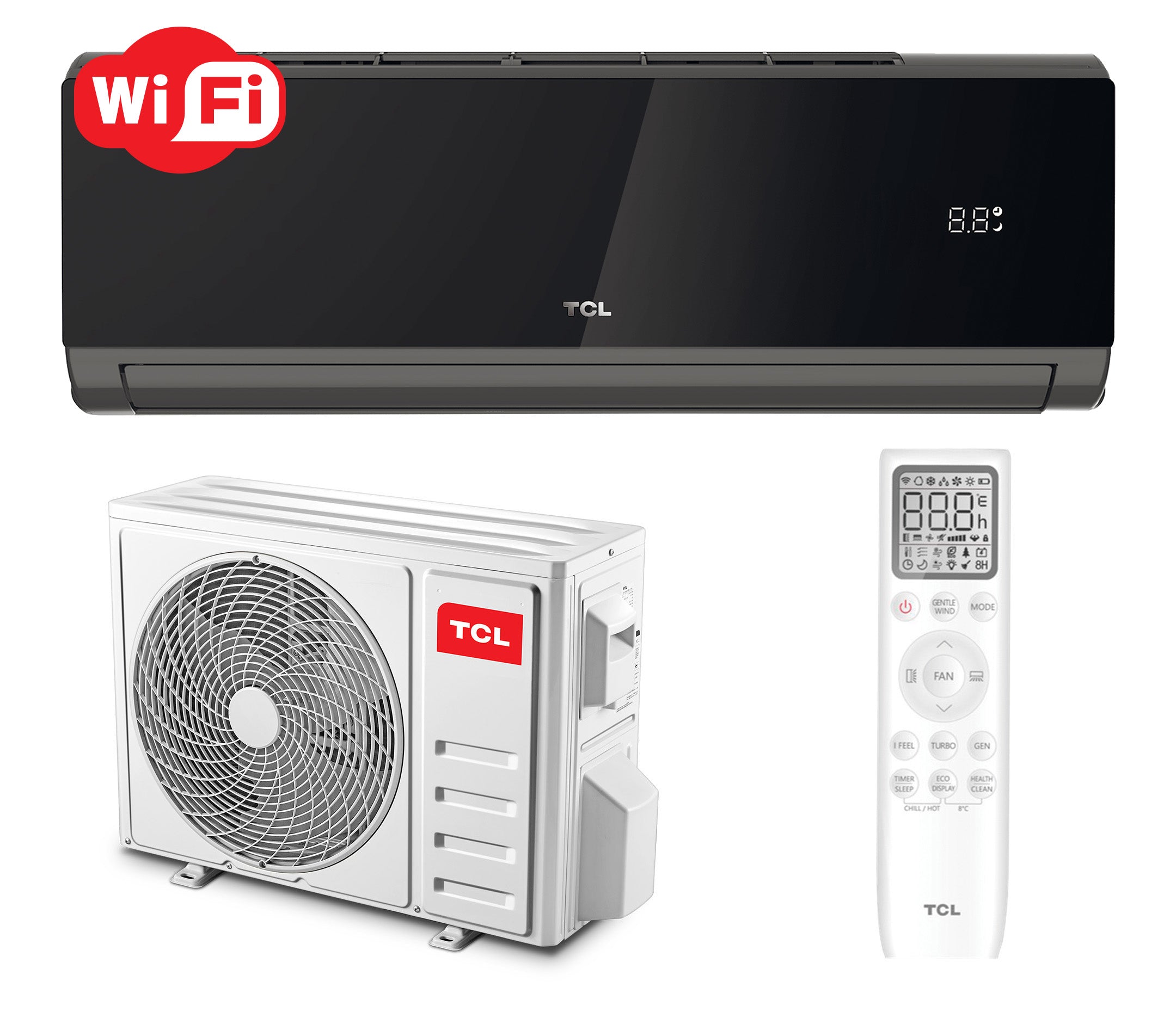 TAC-18CHSD/XA82IN Black Inverter R32 Wi-Fi