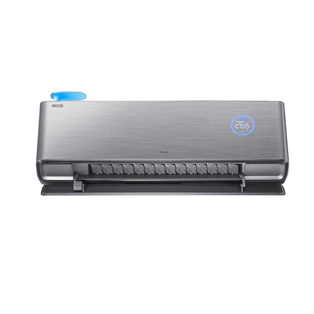 Кондиціонер настінний TAC-12CHSD/FAI Inverter R32 WI-FI, інверторний кондиціонер сірого кольору, серія FreshIN 1.0 Series FAI з wi-fi та притоком повітря