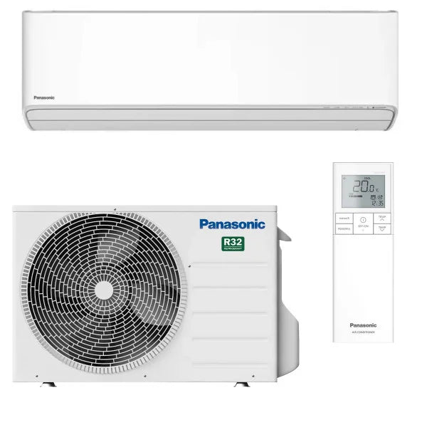 Кондиціонер настінний Panasonic CS-HZ25XKE/CU-HZ25XKE (Nordic -35 C), інверторний кондиціонер білого кольору, серія Nordic з wi-fi