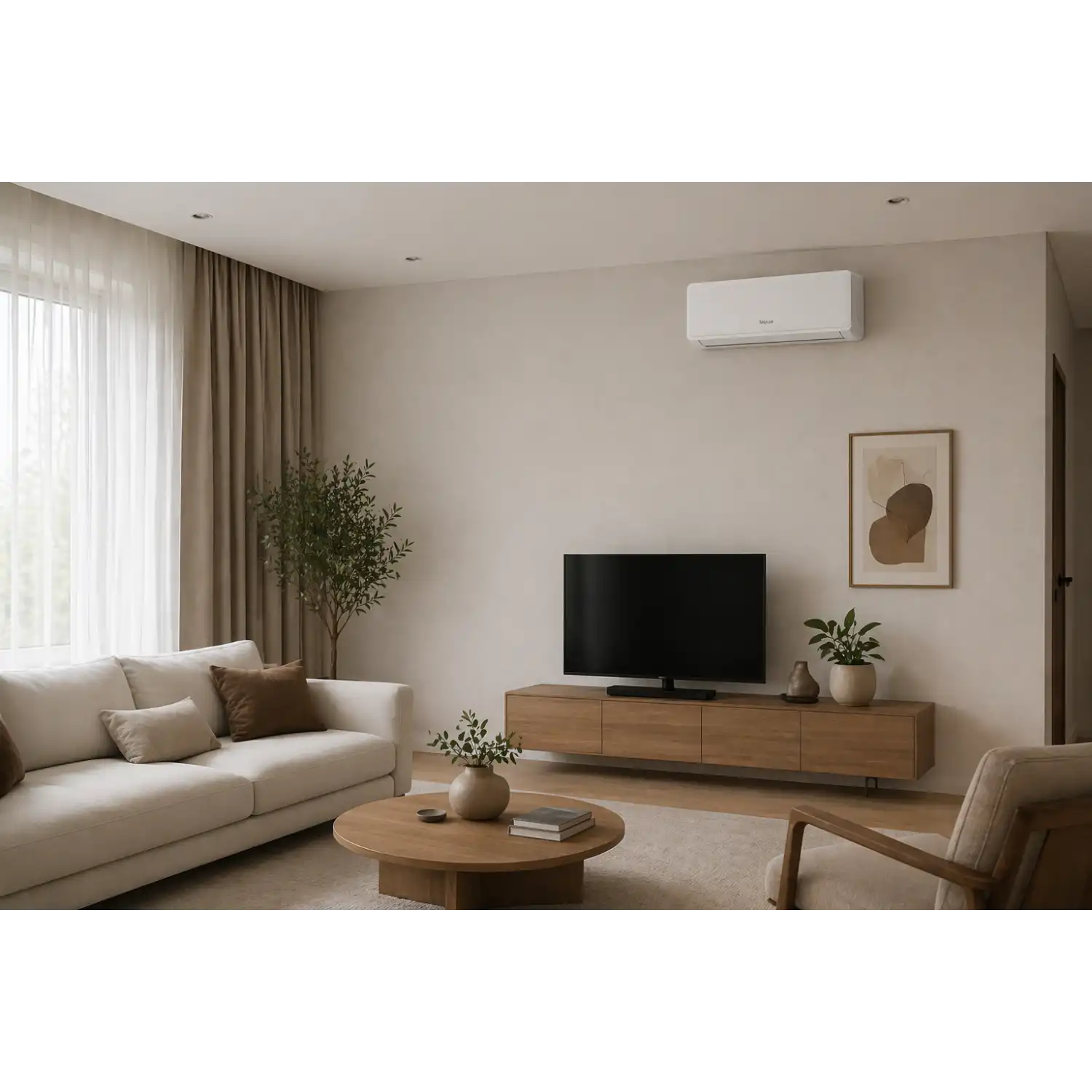 Настінний кондиціонер SkyLux SKC-12REAL, інверторний кондиціонер з wi-fi