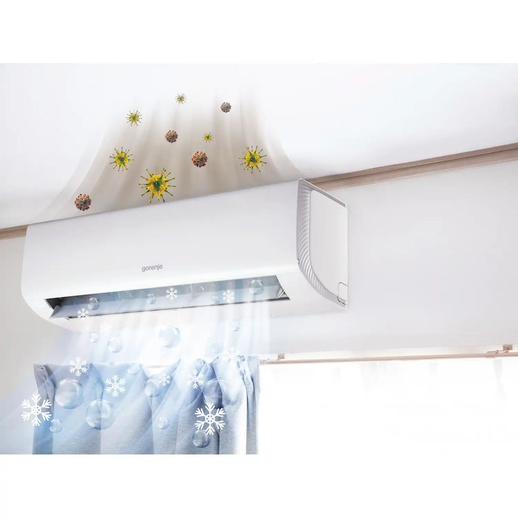 Кондиціонер настінний Gorenje TITAN26IN CJ / TITAN26OUT CJ, інверторний кондиціонер білого кольору, серія TITAN з wi-fi